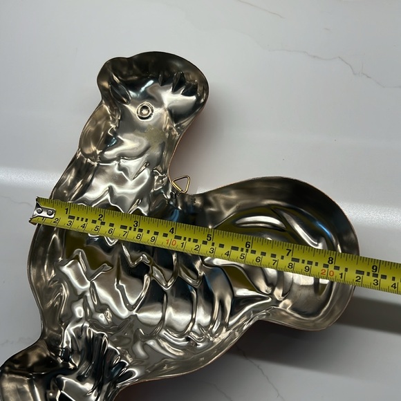 Vintage Rooster Copper Kitchen Mold Tin Lined, Made in Portugal farmhouse decor - Picture 14 of 14